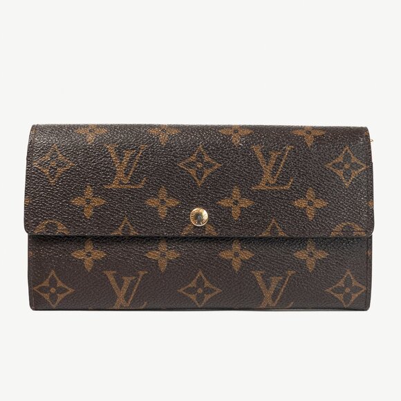 Louis Vuitton Sarah Monogram Canvas Flap Wallet - Picture 1 of 10